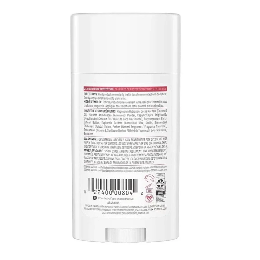Schmidt's Sensitive Deodorant Coconut & Kaolin Clay 2‎ Pack